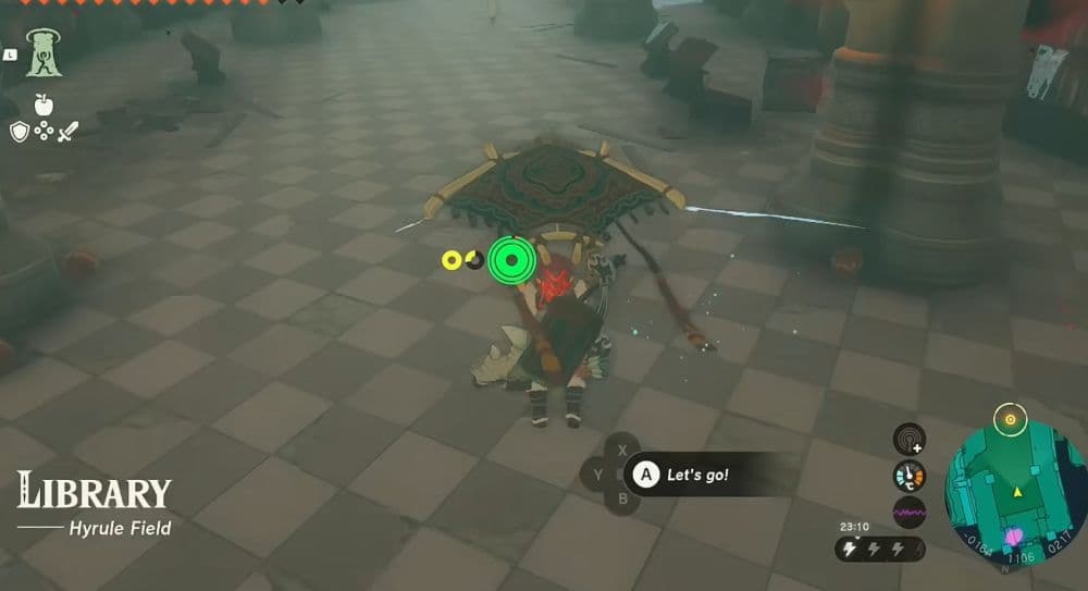 Enter the library (Image Credit: Austin John Plays on YouTube)