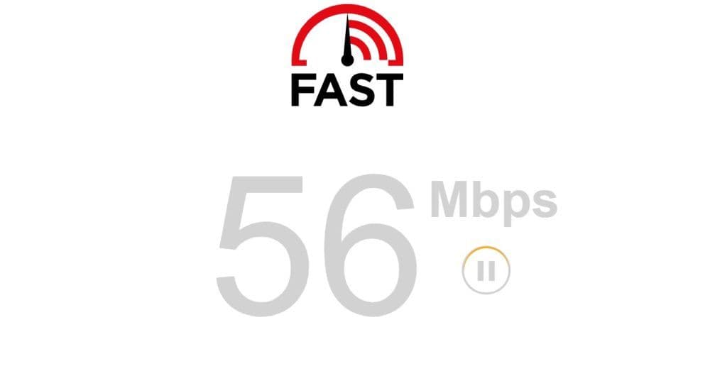 You can use websites like speedtest.net or fast.com to check your internet speed (Image Credit: Screenshot by THESPIKEGG)