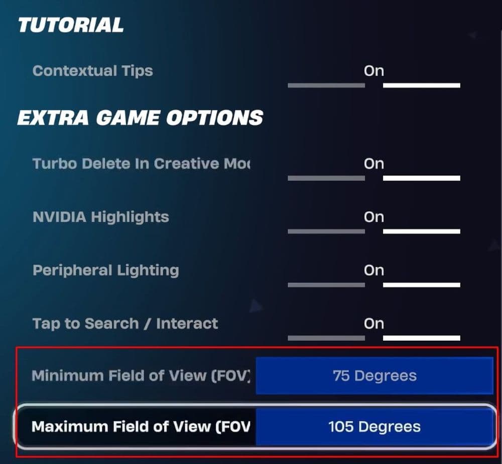 Adjust the FOV setting according to your preferences (Image Credit: CopyDuckYT on YouTube)