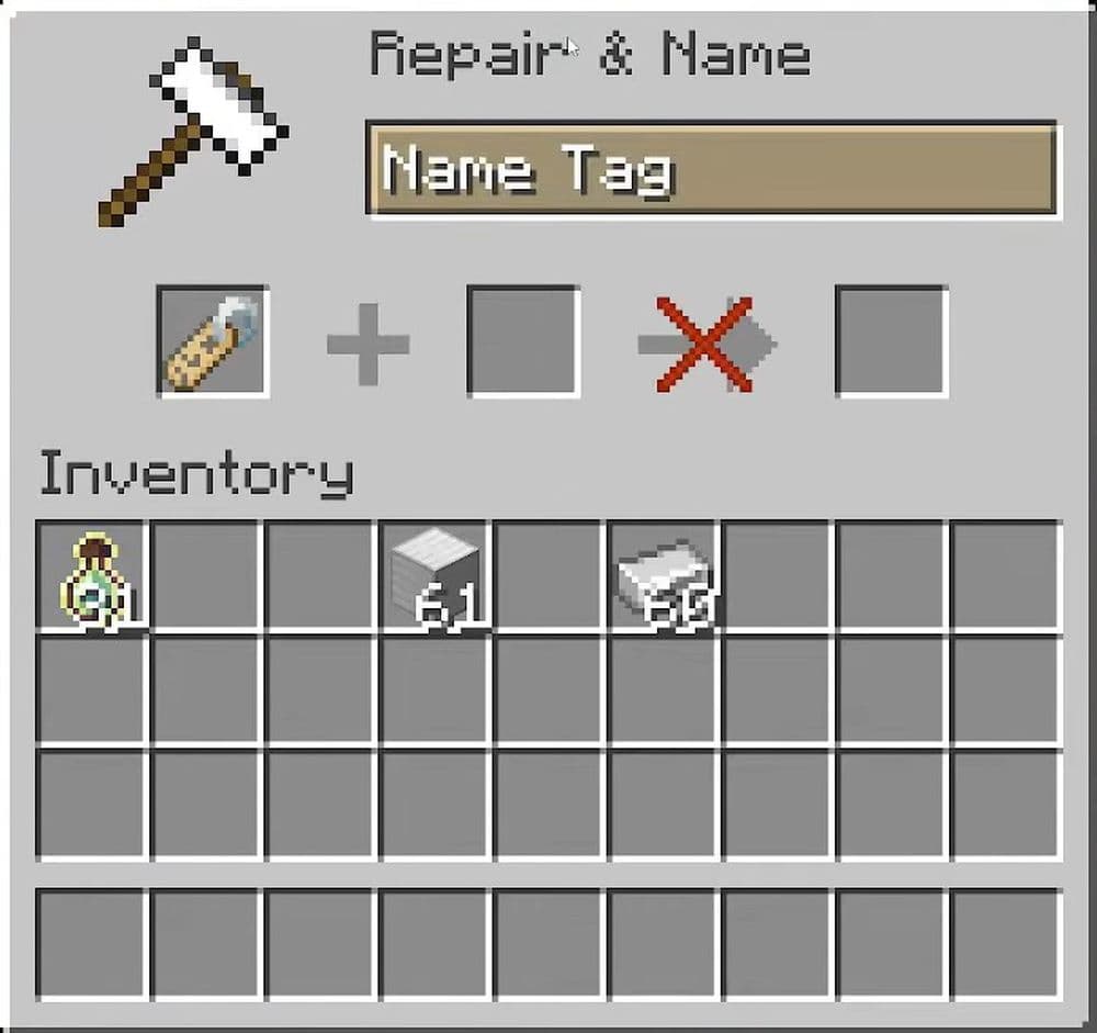 Enter the name you want to use in the box that says “Name Tag” (Image Credit: Gulde Realm on YouTube)