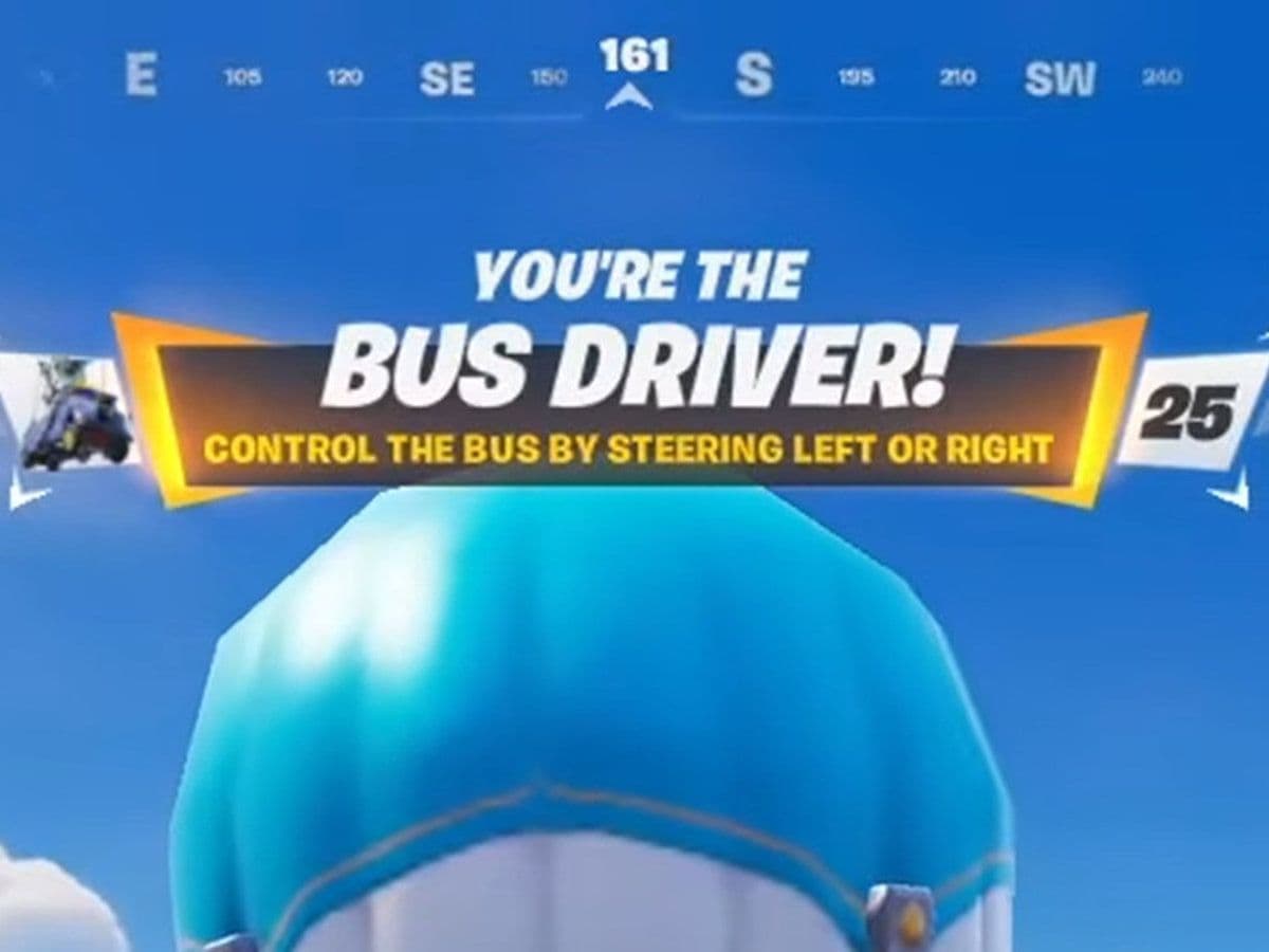 how to drive the battle bus in fortnite