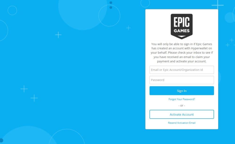 You must activate your Hyperwallet account for payments (Image Credit: THESPIKEGG)
