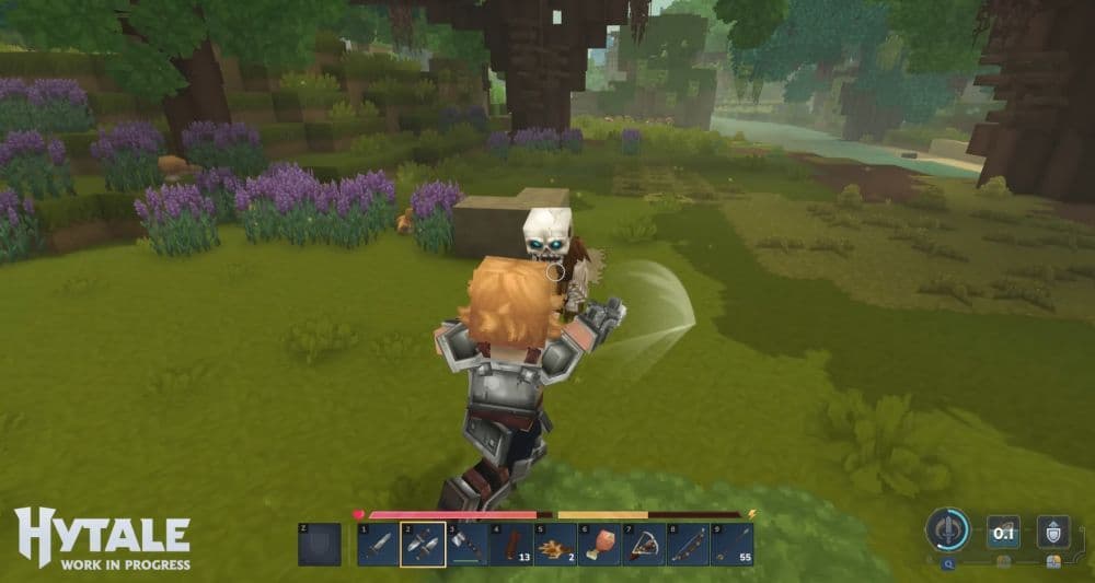 Here is a Hytale mob as seen in the gameplay video (Image Credit: Hypixel Studios)