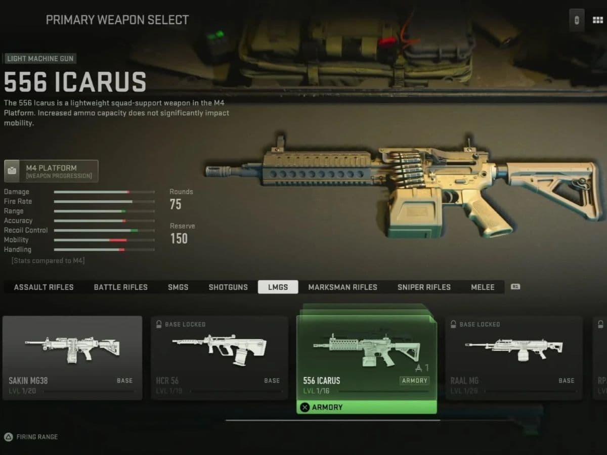 Best Icarus loadout for Warzone & MW3