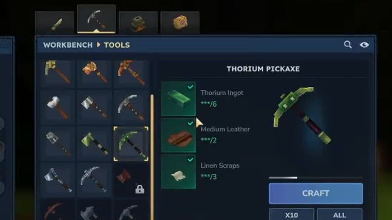 Thorium Pickaxe