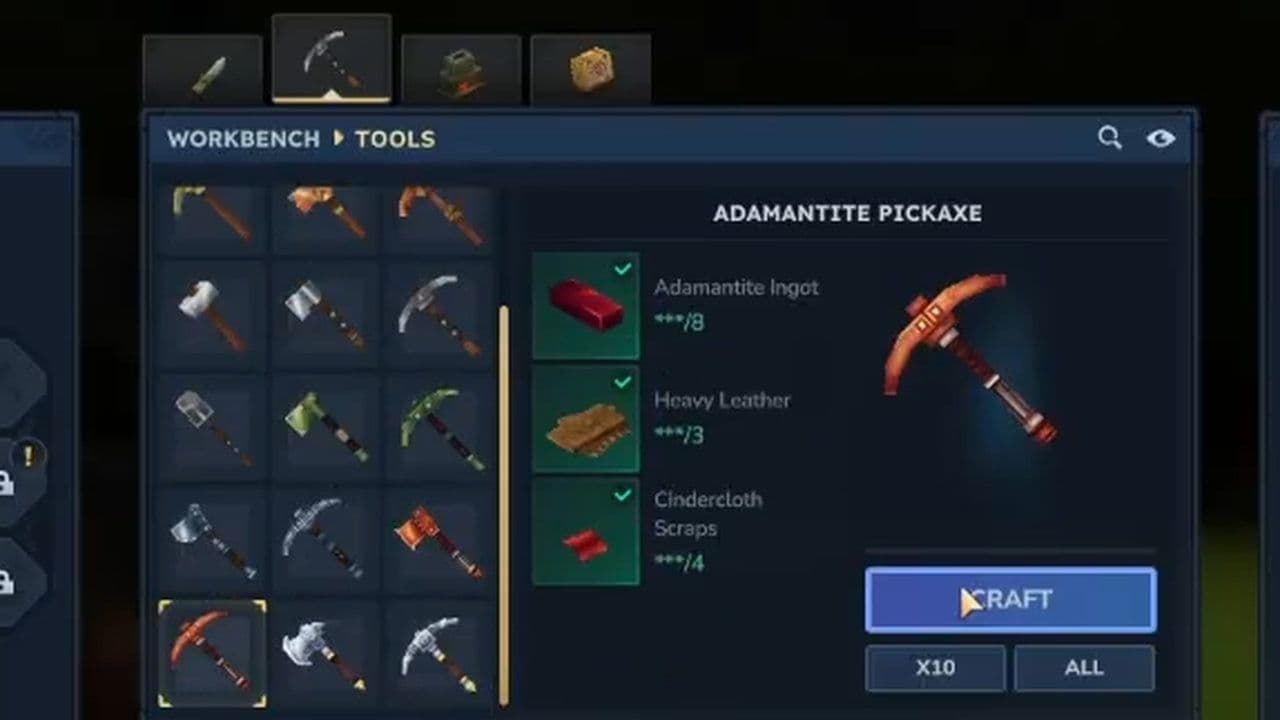 Adamantite Pickaxe