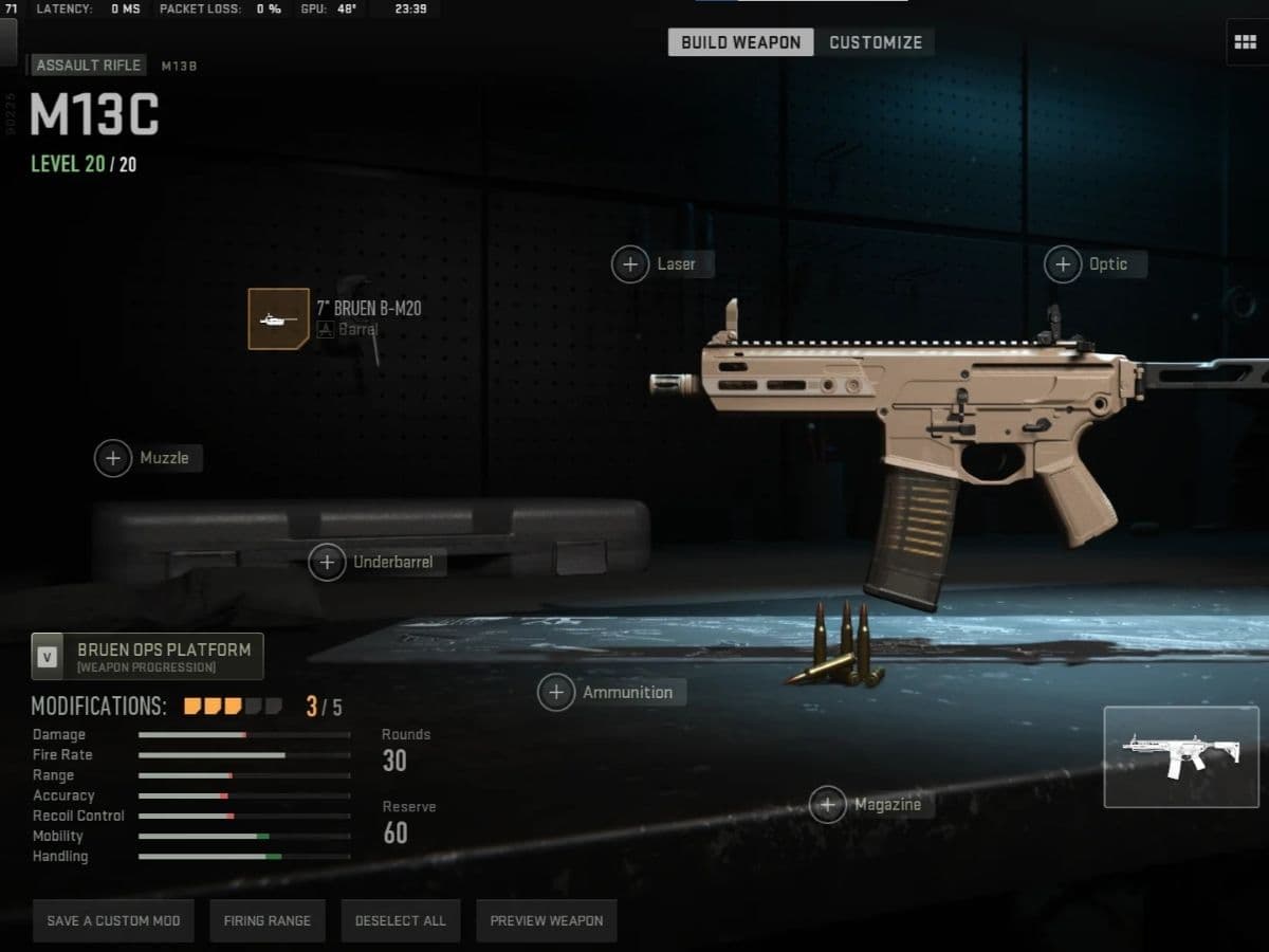 Best m13c loadout for Warzone & MW3