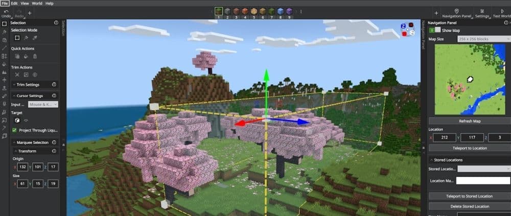 Minecraft Editor also received an update in this patch (ımage Credit: Minecraft))