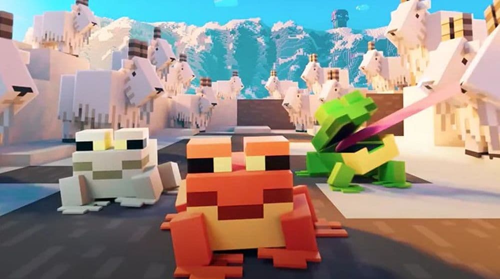 You can get three frog variants in Minecraft (Image Credit: Minecraft)