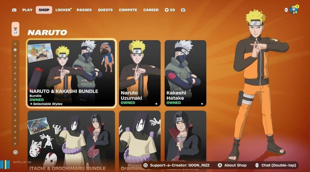 Image Credit: NarutoItemShop on X