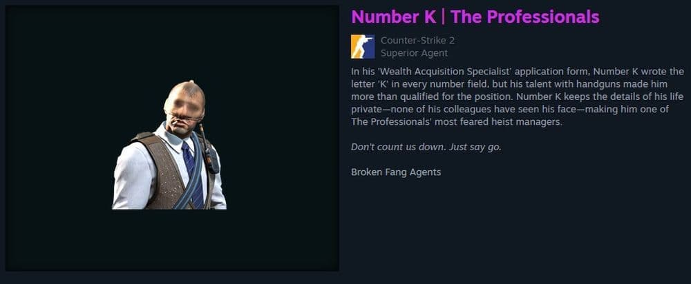 Number K (Image Credit: THESPIKEGG)