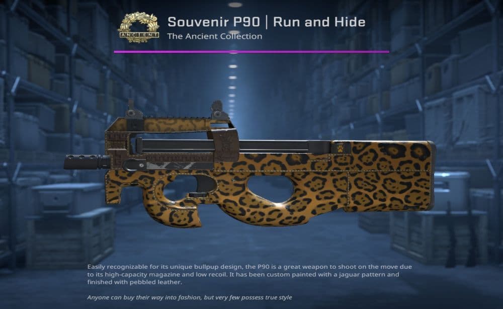 p90 run and hide