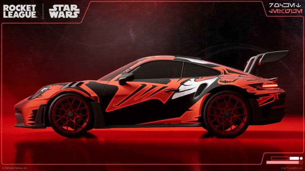 The car is only available for a limited time (Image Credit: Rocket League/Star Wars)