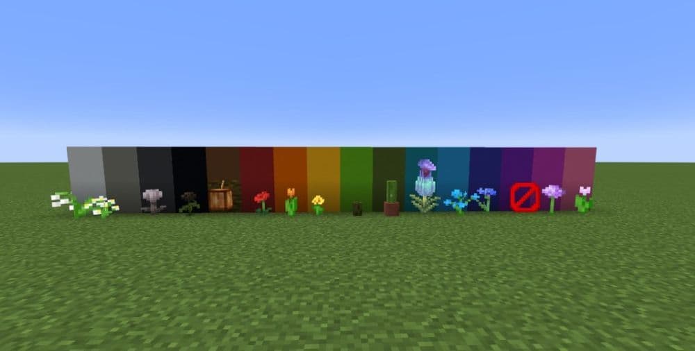 According to a Reddit user: “Purple is the only dye color to not have a plant to craft/smelt in order to get it, you have to combine red and blue” (Image Credit: u/Creper_Guy6977 on r/Minecraft)
