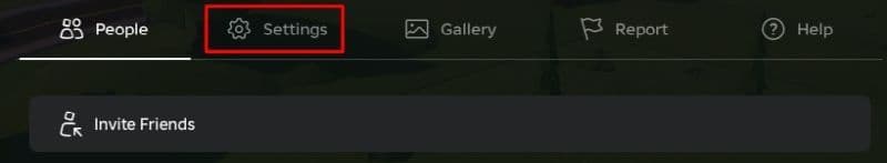 Go to Settings in a Roblox Experience (Image Credit: THESPIKEGG)