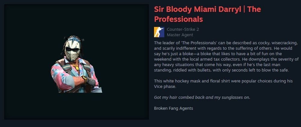 Sir Bloody Miami Darryl (Image Credit: THESPIKEGG)