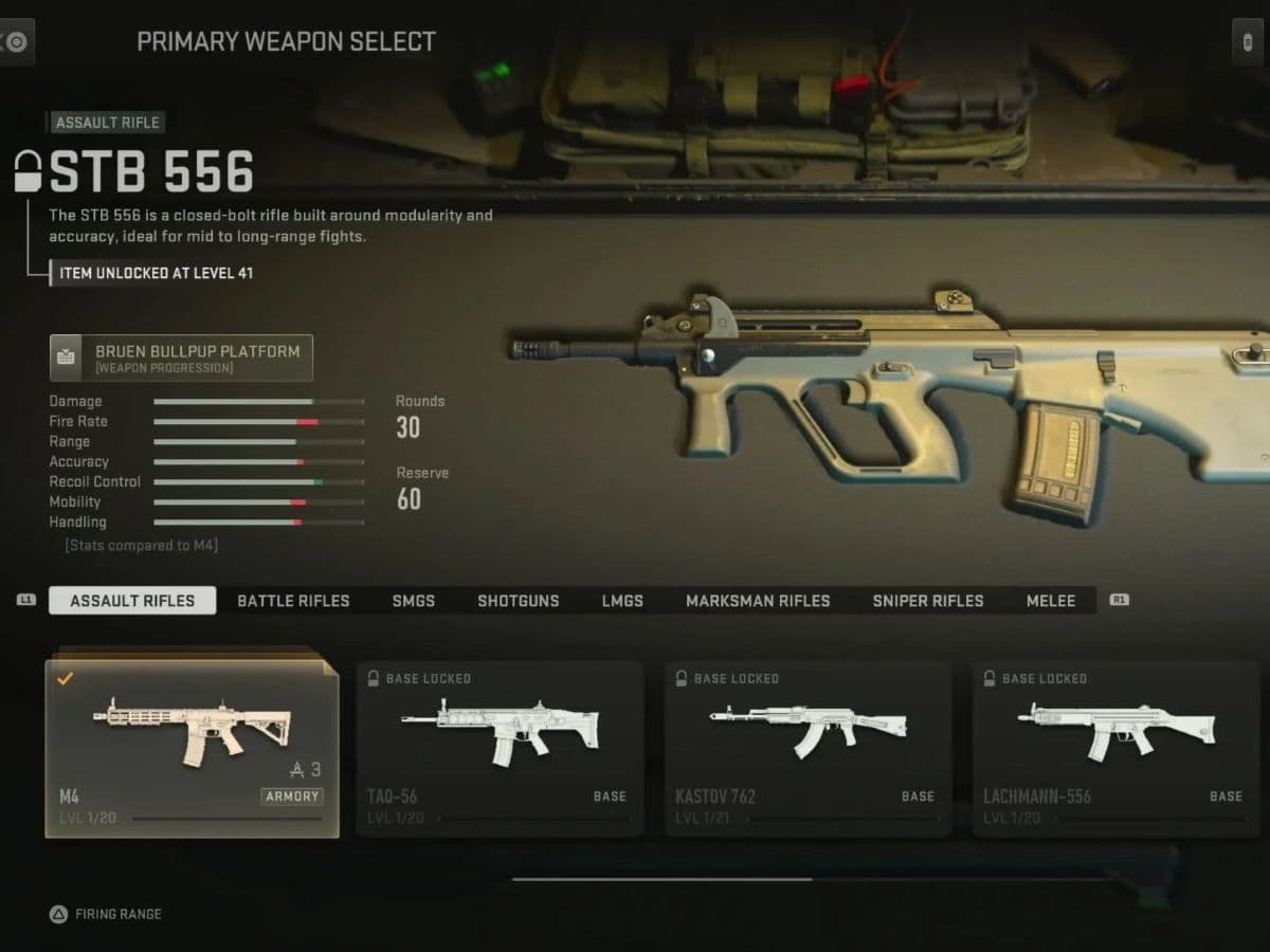 Best STB 556 loadout for Warzone & MW3