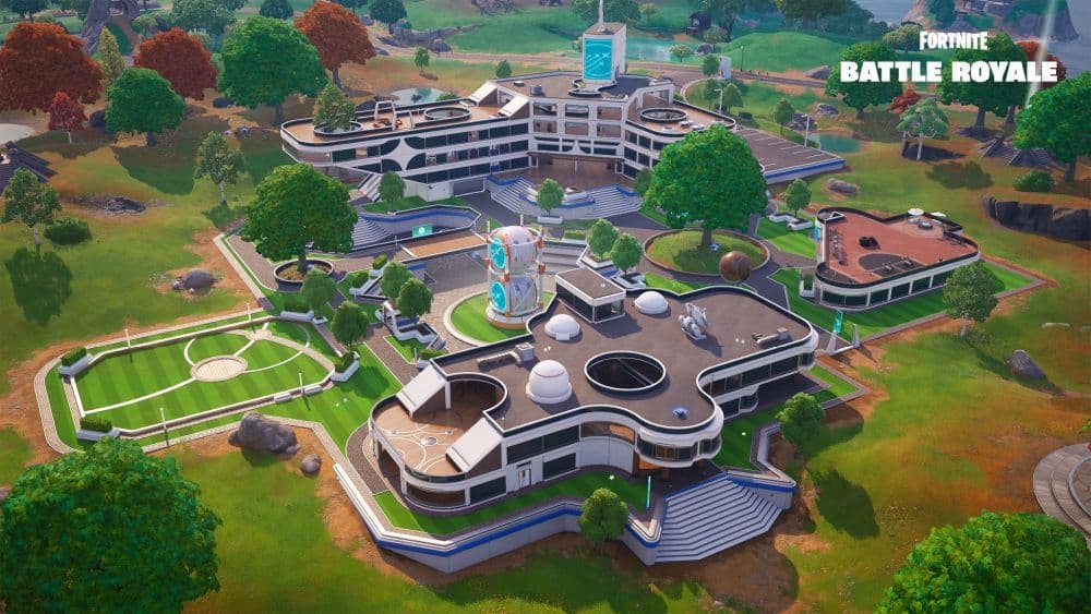 Morgan Myst is in Supernova Academy, and pretty much all quests evolve around this building (Image Credit: Epic Games/Fortnite)