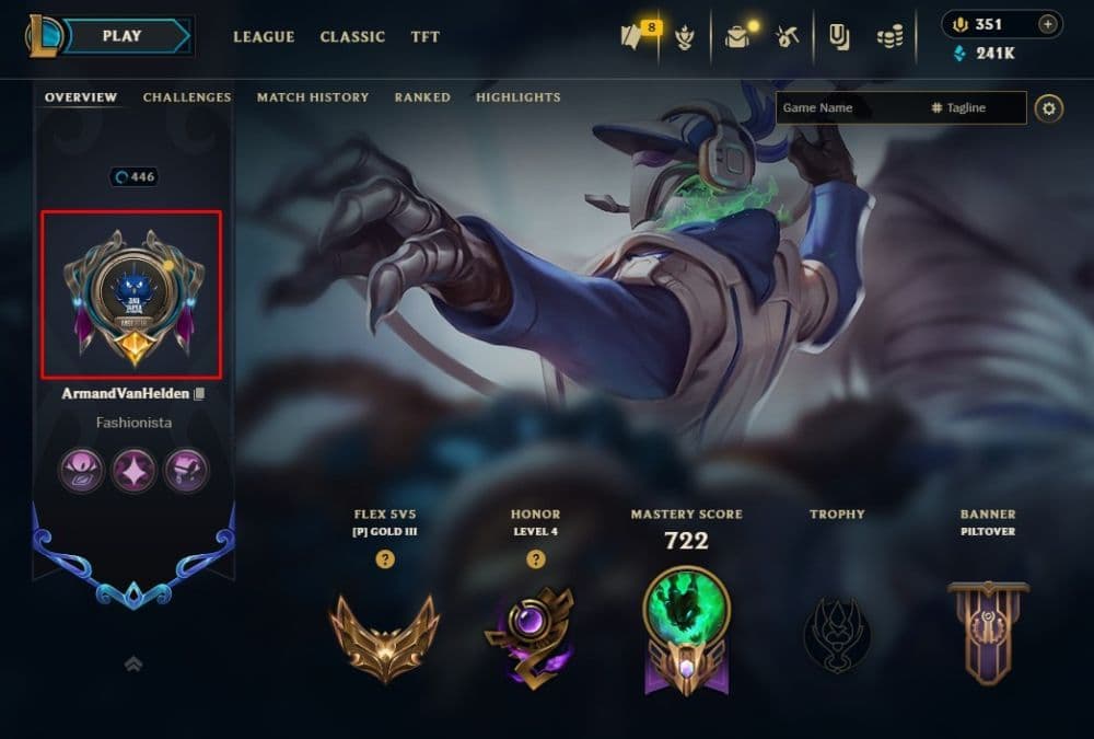 Quickly click the profile icon you see here (Image Credit: THESPIKEGG)