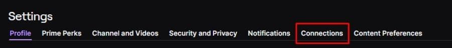 Click on the “Connections” tab (Image Credit: THESPIKEGG)