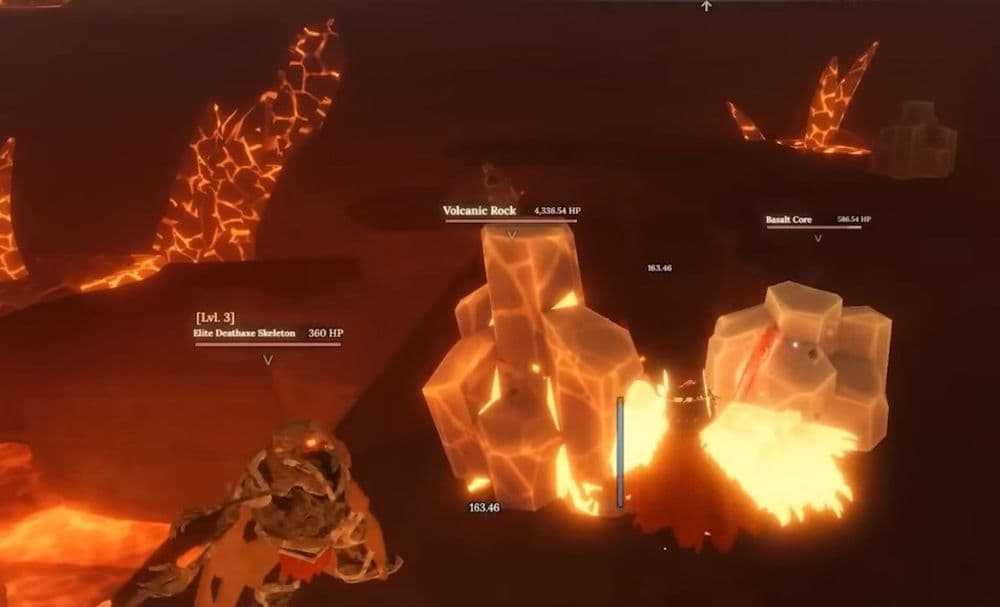 Here is what the Volcanic Rock looks like in The Forge (Image Credit: YamashiP)
