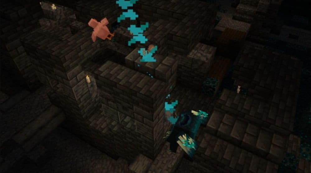 Warden is a very powerful mob in Minecraft, and you obviously can’t tame it (Image Credit: Mojang/Minecraft)