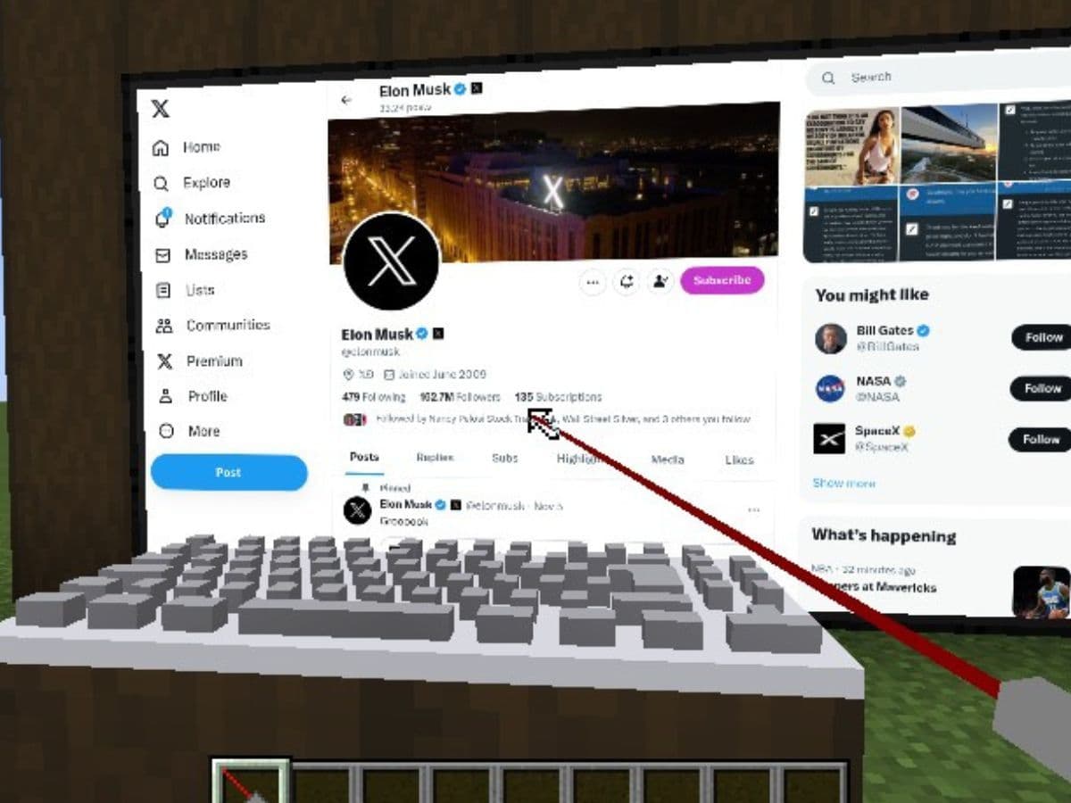 minecraft webdisplay