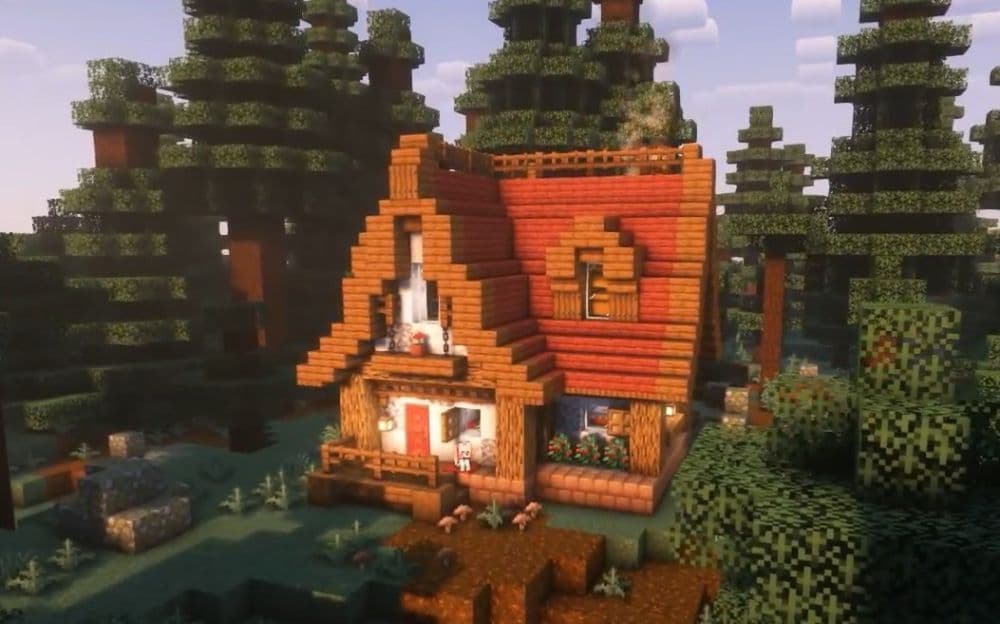 Spring House Minecraft Build Best Minecraft brick and spruce houses and how to build them