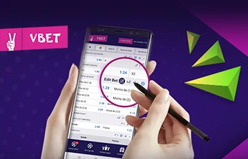 Aposte na VBet usando seu celular