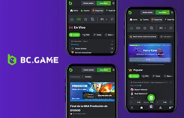 BC Game mobile sports betting