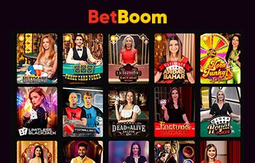 Juega juegos de casino con crupieres en vivo en Betboom
