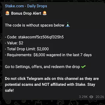 stake com september 1 bonus code