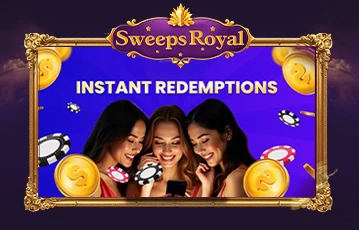 sweeps royal casino instant redemption