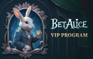 Be a BetAlice VIP member and earn exclusive rewards