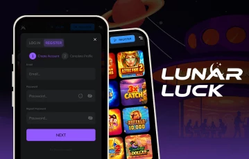lunarluck mobile sign up