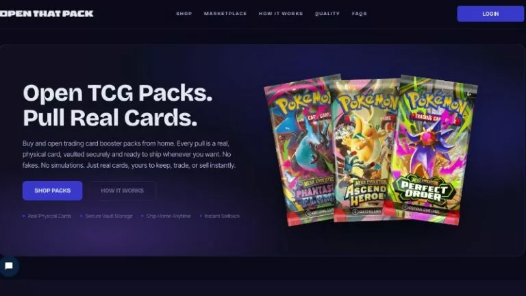 OpenThatPack TCG Packs