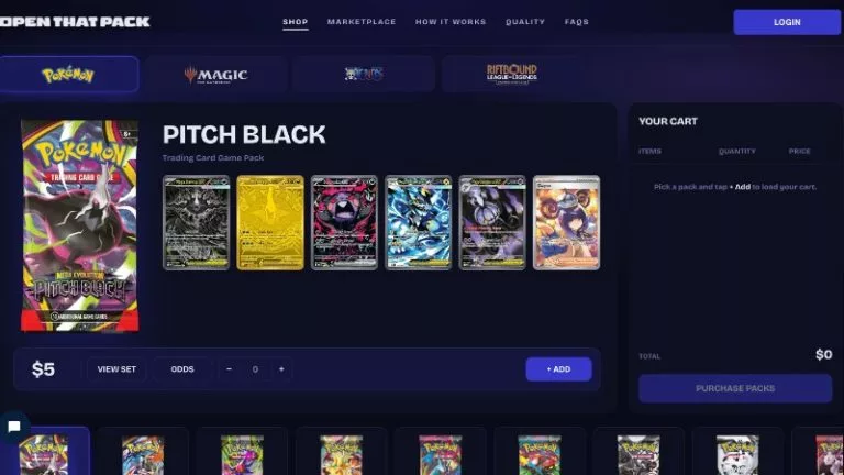 OpenThatPack Pitch Black