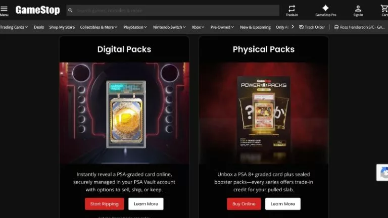 GameStop packs