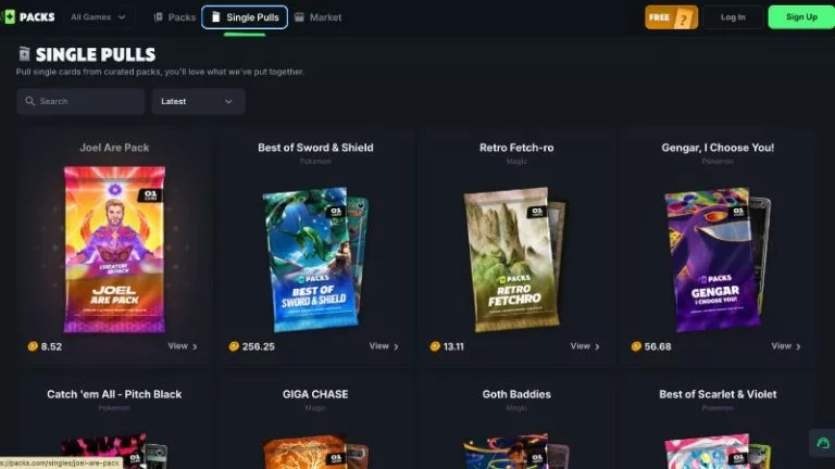 Packs.com - Screenshot 2
