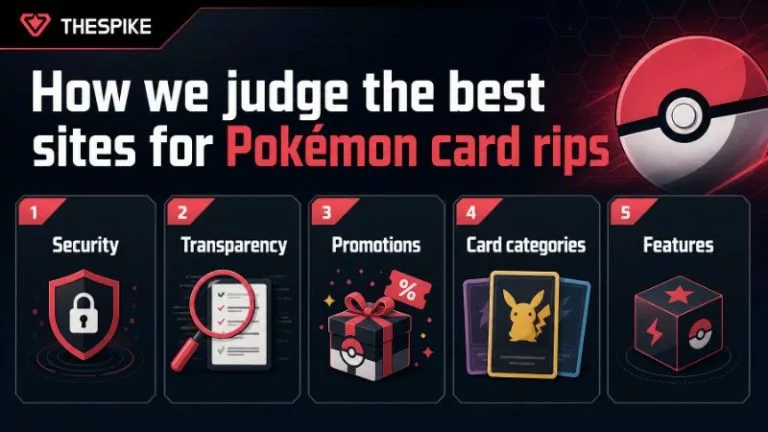 How we judge the best sites for Pokémon card rips