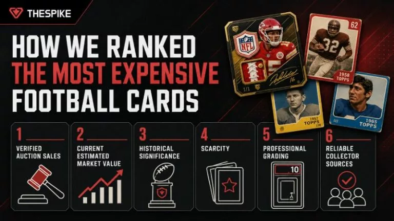 How We Ranked The Most Expensive Football Cards