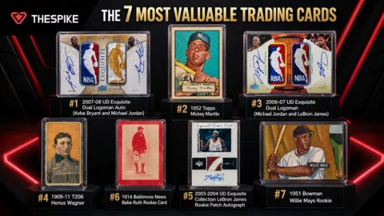 Most valuble sports cards