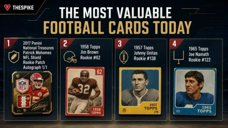 The most valuable football cards today