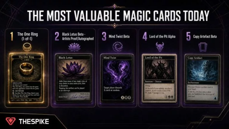 The most valuable Magic cards today