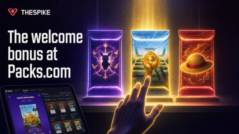The welcome bonus at Packs.com