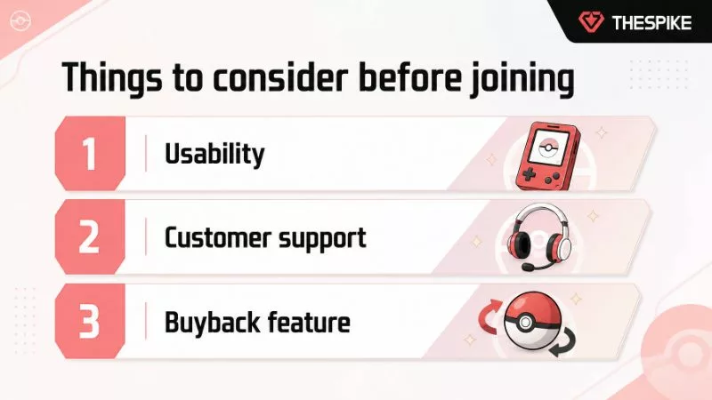 Things to consider before joining