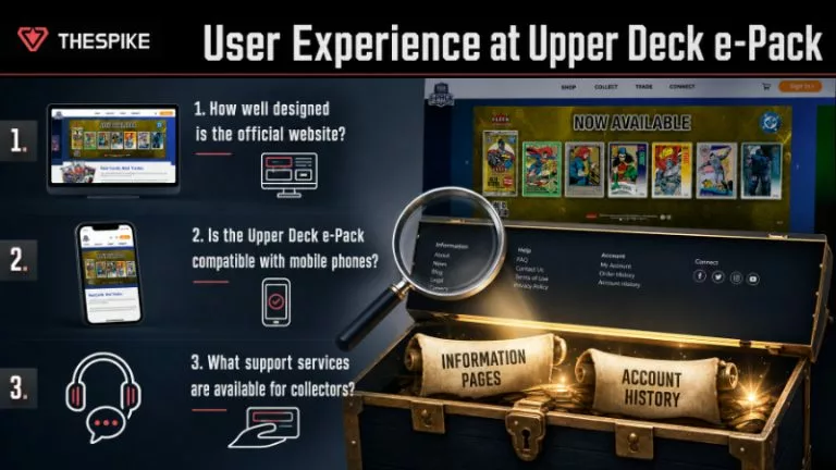 User Experience at Upper Deck e-Pack