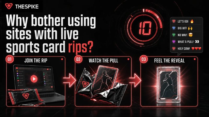 Why bother using sites with live sports card rips